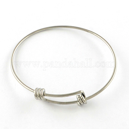 Bracelet extensible réglable en 201 acier inoxydable fabrication de bracelet STAS-R069-03-1