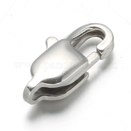 304 Stainless Steel Lobster Claw Clasps STAS-F094-05D-P-1