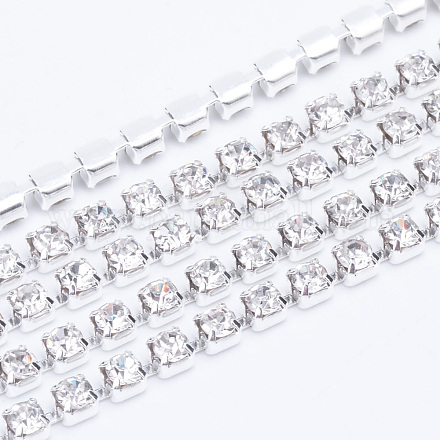 Cadenas de strass Diamante de imitación de bronce CHC-T003-SS18-01S-1