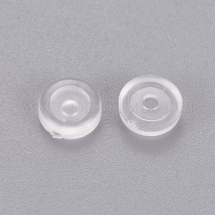 Cuscinetti in silicone comfort per clip a vite sugli orecchini X-KY-E008-02-1