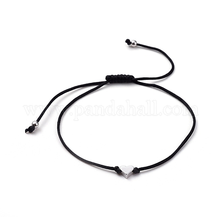 Adjustable Nylon Thread Braided Bead Bracelets BJEW-JB05037-02-1