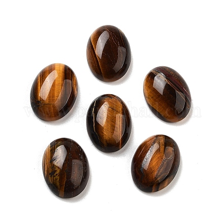 Natürlichen Tigerauge Cabochon G-G145-01B-56-1