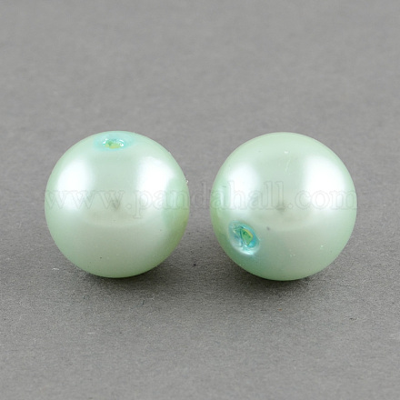ABS Plastic Imitation Pearl Round Beads SACR-S074-6mm-A54-1