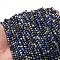 Natural Lapis Lazuli Beads Strands, Round, Faceted, 4.5mm, Hole: 0.7mm, about 87~88pcs/strand, 14.84''~15.04''(37.7~38.2cm)