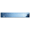 Cotton and Linen Table Runner for Dining Table, Rectangle, Steel Blue, Snowflake Pattern, 300x1800mm