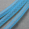 Plastic Net Thread Cord, Deep Sky Blue, 10mm, 30Yards