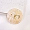 Acrylic Pendants, Starry Sky, Gradient Color, 12 Constellations, Aries, 55x2mm