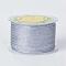 Round Polyester Cords, Milan Cords/Twisted Cords, Gainsboro, 1.5~2mm, 50yards/roll(150 feet/roll)