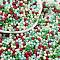 Opaque Acrylic Beads, Round, Mixed Color, 3mm, Hole: 1mm