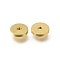 Brass Beads, Flat Round, Rack Plating, Long-Lasting Plated, Golden, 6x0.5mm, Hole: 1mm