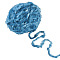 Polyester Yarn, for Knitting & Crochet, Steel Blue, 13mm, 60m