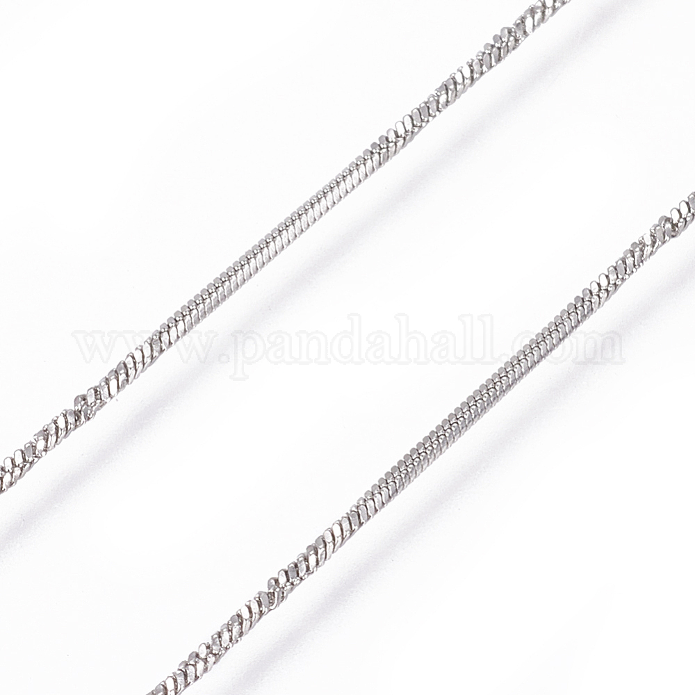 Cadenas de serpiente de acero inoxidable 304 resistentes al deslustre