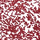 DIYの3 Dネイルアートの装飾ミニガラスビーズ  小さなキャビアネイルビーズ  模造パールビーズ  暗赤色  0.6~0.8mm  約450 G /袋 MRMJ-R038-A23-2