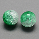 Perles acryliques craquelées transparentes à deux tons CACR-R009-12mm-01-1