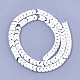 Vaporisez peints non-magnétiques synthétiques perles d'hématite brins X-G-T124-06L-2
