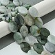 Brins de perles de jadéite du myanmar naturel G-A092-E01-03-2