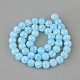 Chapelets de perles en quartz craquelé synthétique X-GLAA-S134-8mm-13-2