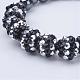 Chunky Resin Rhinestone Beads Stretch Bracelets BJEW-JB02851-05-2