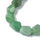 Natürlichen grünen Aventurin Perlen Stränge G-F743-04B-4