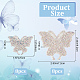 CRASPIRE 16Pcs 2 Style Butterfly Car Stickers Rhinestone Crystal Star Car Decal Bling Self Adhesive Car Decorations Accessories Glitter Decals Appliques for Cars Bumper Window Laptops Windshield DIY-CP0008-77-2