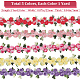 GORGECRAFT 5 Colors Flower Trim Ribbon 5 Yards Floral DIY Lace Applique Sewing Craft 7/8 Inch Rose Lace Edge Trim Decorating Embroidered Polyester for Wedding Dresses Embellishment DIY Party Decor OCOR-GF0003-13-2