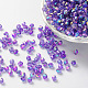 Bicone AB Color Plated Eco-Friendly Transparent Acrylic Beads X-TACR-A003-4mm-21-1