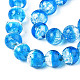 Brins de perles au chalumeau transparentes lumineuses faites à la main LAMP-T017-04E-3