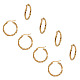 Unicraftale около 20 шт. 25 мм золотые серьги-кольца из нержавеющей стали серьги-кольца 1x0.8 мм серьги-кольца набор гипоаллергенных деталей для серег для женщин STAS-UN0002-67G-1