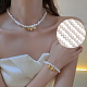 Chgcraft 70 pièces 6mm perles de culture d'eau douce naturelles brins pour bracelet collier bricolage artisanat fabrication de bijoux décorations de vêtements PEAR-CA0001-15B-5