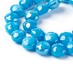 Chapelets de perles en verre électroplaqué EGLA-J106A-E27-2