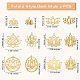 12Pcs 6 Style Ion Plating(IP) 304 & 201 Stainless Steel Charms STAS-SZ0002-52-7