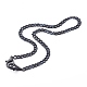 Conjuntos personalizados de collares de cadena de bordillo de acrílico NJEW-JN03431-2