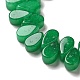 Hebras de cuentas de jade natural de Malasia G-B064-B57-4