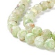 Assembled Synthetic Green Fluorite and Selenite Beads Strands G-K317-A16-3