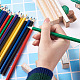 絵画＆デッサン用品  色鉛筆と木製スタンプ  ミックスカラー  177x7mm TOOL-TA0008-33-10