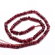 Dyed Natural Malaysia Jade Rondelle Beads Strands X-G-E316-2x4mm-10-2