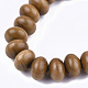 Bracelets de perle de mala en bois BJEW-T009-13A-3