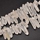 Natural Quartz Crystal Beads Strands G-A142-06E-1
