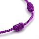 Adjustable Nylon Threads Braided Bracelets BJEW-JB05398-M-3
