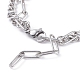 304 bracelets chaîne en acier inoxydable pour femme BJEW-TA00066-5