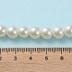 Cottura dipinto di perle di vetro perlato fili di perline rotondo HY-Q330-8mm-02-5