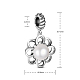 Tinysand fleur argent sterling perle d'eau douce breloques européens TS-P-098-2