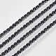 304 Stainless Steel Rhinestone Strass Chains STAS-T055-02P-2