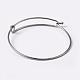 Adjustable 304 Stainless Steel Expandable Bangle Making BJEW-L604-09P-2