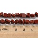 Hebras de abalorios de jaspe natural de color rojo G-F465-36A-5