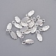 Alloy Glue-on Flat Pad Bails for Pendant Making PALLOY-WH0021-01S-4