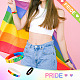 20Pcs 8 Style Rainbow Color Pride Silicone Heart Cord Bracelets Set for Men Women BJEW-TA0001-06-6