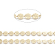 3.28 Fuß handgefertigte Perlenketten aus Messing X-CHC-I031-19G-1