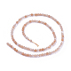 Natürliche sunstone Perlen Stränge G-F619-02-3mm-2
