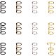 PandaHall Elite 12pcs 4 Colors 3-Rings Book Rings Metal Loose Leaf Binder Rings Binding Spines Combs DIY Photo Album Rings Book Calendar Travel Diary Notebook Round Circle (25mm) TOOL-PH0016-89-1